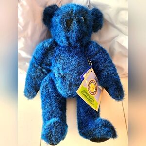 Vermont 16" Blue Teddy Bear Plush Authentic